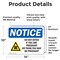 Signmission Do Not Enter If You Are Pregnant Sign, Vinyl Decal, 14in W x 10in L, 2PK OS-2PACK-NS-D-1014-L-11188 - alternate 6